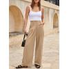imageEVALESS Work Pants Women High Waisted Business Casual Outfits 2024 Office Dress Pant TrousersLight French Beige