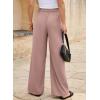 imageEVALESS Work Pants Women High Waisted Business Casual Outfits 2024 Office Dress Pant TrousersSepia Rose
