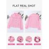 imageEVALESS Womens Boyfriend Washed Crop Denim Jean Jacket CoatPink