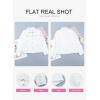 imageEVALESS Womens Boyfriend Washed Crop Denim Jean Jacket CoatWhite