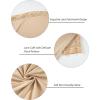 imageEVALESS Womens Spring Tops Crewneck Short Sleeve Basic Tee Shirts Oversized Summer Outfits Dressy Casual Blouses 2025Khaki