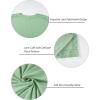 imageEVALESS Womens Spring Tops Crewneck Short Sleeve Basic Tee Shirts Oversized Summer Outfits Dressy Casual Blouses 2025Laurel Green