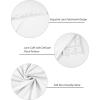 imageEVALESS Womens Spring Tops Crewneck Short Sleeve Basic Tee Shirts Oversized Summer Outfits Dressy Casual Blouses 2025White