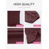imageEVALESS Square Neck Tops Puff Long Sleeve Blouses for Women Dressy Casual Spring Fashion 202416 D Red