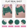 imageEVALESS Square Neck Tops Puff Long Sleeve Blouses for Women Dressy Casual Spring Fashion 2024Green