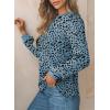 imageEVALESS Womens Crewneck Long Sleeve Tops Casual Polka Dots Tops Summer Fall 2025 Tshirts Shirts1b Gray Blue