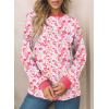 imageEVALESS Womens Crewneck Long Sleeve Tops Casual Polka Dots Tops Summer Fall 2025 Tshirts ShirtsI Pink