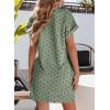 imageEVALESS Womens Summer Dresses Fashion 2025 Short Sleeve Spring Mini Dress Casual Beach Vacation Clothes DressesZ Green