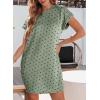 imageEVALESS Womens Summer Dresses Fashion 2025 Short Sleeve Spring Mini Dress Casual Beach Vacation Clothes DressesZ Green