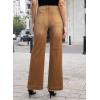 imageEVALESS Womens Wide Leg Jeans High Waisted Stretchy Loose Denim PantsBrown