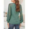 imageEVALESS Womens Long Sleeve Shirts Lace Tops Business Casual Spring Fashion Outfits ClothesCanton