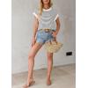 imageEVALESS Womens Sweater Vest Striped Pullover Tank Top Round Neck Cap Sleeve Lightweight 2025 Summer Casual ClothesBlack Stripe