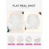 imageEVALESS Long Sleeve Shirts for Women 2025 Fashion Dressy Casual Spring Summer Fall Crew Neck Loose Fit Textured Tops Plain Basic Tee Blouses ClothesWhite Large