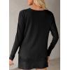 imageEVALESS Womens Tops Trendy 2025 Fall Cowl Neck Shirts Long Sleeve Teacher Clothes Office Business Dressy Casual OutfitsBlack