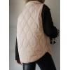 imageEVALESS Cropped Puffer Vest Women Lightweight Quilted Stand Collar Sleeveless Jackets Fall Winter 2025 Button Zip Up CoatApricot Pink