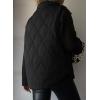 imageEVALESS Cropped Puffer Vest Women Lightweight Quilted Stand Collar Sleeveless Jackets Fall Winter 2025 Button Zip Up CoatBlack