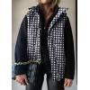imageEVALESS Cropped Puffer Vest Women Lightweight Quilted Stand Collar Sleeveless Jackets Fall Winter 2025 Button Zip Up CoatBlack Plaid