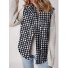 imageEVALESS Cropped Puffer Vest Women Lightweight Quilted Stand Collar Sleeveless Jackets Fall Winter 2025 Button Zip Up CoatBlack Plaid