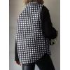 imageEVALESS Cropped Puffer Vest Women Lightweight Quilted Stand Collar Sleeveless Jackets Fall Winter 2025 Button Zip Up CoatBlack Plaid