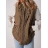 imageEVALESS Cropped Puffer Vest Women Lightweight Quilted Stand Collar Sleeveless Jackets Fall Winter 2025 Button Zip Up CoatBrown