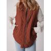 imageEVALESS Cropped Puffer Vest Women Lightweight Quilted Stand Collar Sleeveless Jackets Fall Winter 2025 Button Zip Up CoatCinnamon