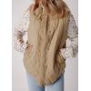 imageEVALESS Cropped Puffer Vest Women Lightweight Quilted Stand Collar Sleeveless Jackets Fall Winter 2025 Button Zip Up CoatKhaki