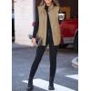 imageEVALESS Cropped Puffer Vest Women Lightweight Quilted Stand Collar Sleeveless Jackets Fall Winter 2025 Button Zip Up CoatKhaki