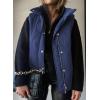 imageEVALESS Cropped Puffer Vest Women Lightweight Quilted Stand Collar Sleeveless Jackets Fall Winter 2025 Button Zip Up CoatNavy Blue