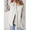 imageEVALESS Cropped Puffer Vest Women Lightweight Quilted Stand Collar Sleeveless Jackets Fall Winter 2025 Button Zip Up CoatWhite