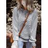imageEVALESS Striped Sweaters for Women Boat Neck Batwing Sleeve Oversized Pullover Sweater Tops Womens Fall Clothes OutfitsAshleigh Blue
