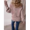 imageEVALESS Striped Sweaters for Women Boat Neck Batwing Sleeve Oversized Pullover Sweater Tops Womens Fall Clothes OutfitsRed Dahlia
