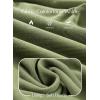 imageEVALESS Wide Leg Pants for Women Elastic High Waisted Waffle Knit Fleece Lined Palazzo Pants Work Trousers with PocketsJungle Green