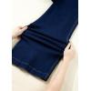 imageEVALESS Womens Jeans High Waisted Wide Leg Stretchy Baggy Denim Pants with DualButton ClosureBluing