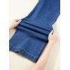 imageEVALESS Womens Jeans High Waisted Wide Leg Stretchy Baggy Denim Pants with DualButton ClosureDark Blue