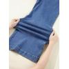 imageEVALESS Womens Jeans High Waisted Wide Leg Stretchy Baggy Denim Pants with DualButton ClosureLight Blue