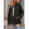 imageEVALESS Womens Lightweight Diamond Quilted Jacket Casual Winter Open Front Button Down Puffer Coat Outwear CardiganBlack