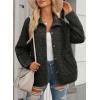 imageEVALESS Womens Lightweight Diamond Quilted Jacket Casual Winter Open Front Button Down Puffer Coat Outwear CardiganBlack