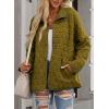 imageEVALESS Womens Lightweight Diamond Quilted Jacket Casual Winter Open Front Button Down Puffer Coat Outwear CardiganD Jungle Green