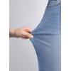 imageEVALESS Jeans for Women Trendy 2025 Overlap Waist Straight Wide Leg Stretchy Denim PantsBeau Blue