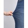 imageEVALESS Jeans for Women Trendy 2025 Overlap Waist Straight Wide Leg Stretchy Denim PantsSail Blue