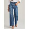 imageEVALESS Womens Jeans Wide Leg High Waisted Straight Bootcut Jeans Trendy Fall 2025 Zimbaplatinum Stretchy Denim PantsAshleigh Blue
