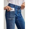 imageEVALESS Womens Jeans Wide Leg High Waisted Straight Bootcut Jeans Trendy Fall 2025 Zimbaplatinum Stretchy Denim PantsNavy Blue
