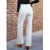 imageEVALESS Womens Jeans Wide Leg High Waisted Straight Bootcut Jeans Trendy Fall 2025 Zimbaplatinum Stretchy Denim PantsWhite