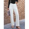 imageEVALESS Womens Jeans Wide Leg High Waisted Straight Bootcut Jeans Trendy Fall 2025 Zimbaplatinum Stretchy Denim PantsWhite