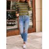 imageEVALESS Fall Sweaters for Women Cute Long Sleeve Tops Fashion Clothing 2025 Lightweight Pullover Sweaters Polka Dot TopsGreen