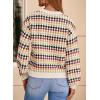 imageEVALESS Fall Sweaters for Women Cute Long Sleeve Tops Fashion Clothing 2025 Lightweight Pullover Sweaters Polka Dot TopsMulticolour