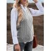 imageEVALESS Oversized Sweater Vest for Women V Neck Sleeveless Solid Color Loose Pullover Sweater3a Grey