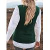 imageEVALESS Oversized Sweater Vest for Women V Neck Sleeveless Solid Color Loose Pullover SweaterA Green