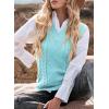 imageEVALESS Oversized Sweater Vest for Women V Neck Sleeveless Solid Color Loose Pullover SweaterB Light Sky Blue