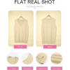 imageEVALESS Oversized Sweater Vest for Women V Neck Sleeveless Solid Color Loose Pullover SweaterD Apricot